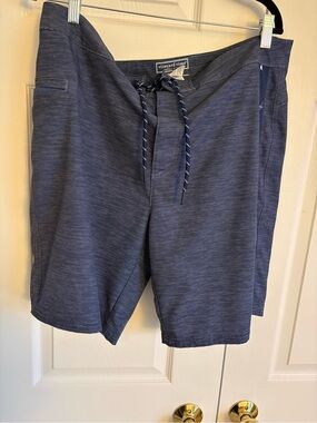 Vineyard Vines Navy Heather Swim Board Shorts